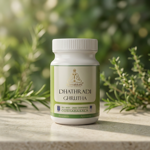 Aceite Chamakkatt Dhathradi Ghrutha 150 g, Certificado ISO, Ayurvédico, Refuerzo Inmunológico, Cuidado de la Salud, 2 Años de Duración, Origen Kerala - Product Image 3
