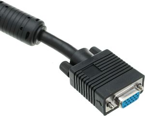 Câble d'extension VGA <span class=keywords><strong>SVGA</strong></span> mâle à femelle veste en PVC Double blindage HDTV utilisation informatique noyaux de Ferrite - Product Image 5