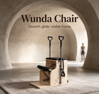 Chaise Wunda Pilates MJD Company, robuste et intégrée, pour centre de fitness commercial, lot standard pour la revente