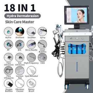 เครื่องทำความสะอาดผิวหน้า Aqua Jet Hydro Facial Skin Cleanser Hydra Aqua Peeling Facial Machine Dermabrasion 14 in 1 อุปกรณ์ฟื้นฟูผิว - Product Image 2