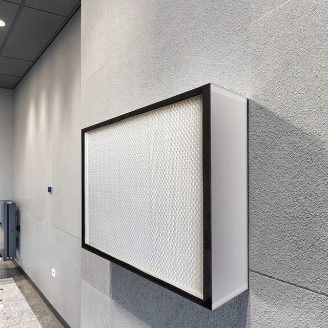 Medium Efficiency Air Purifier H13 Grade HEPA Filter Carbon Panel Filter for Air Cleaning Construction Industries Microfiber
