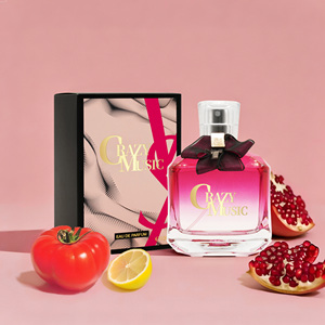 Elegante botella cuadrada de perfume floral Fougere de 100ml con exquisita cinta de aceite Parfum - Product Image 1