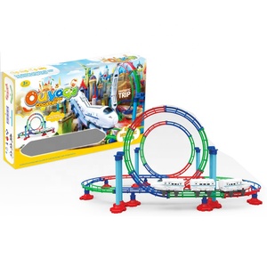 รางรถไฟของเล่นไฟฟ้าสล็อต<span class=keywords><strong>ของ</strong></span>เล่นพร้อมรางไฟ440ซม.,รางรถไฟเหาะขายดี<span class=keywords><strong>ของ</strong></span>เล่นแข่งขัน - Product Image 1