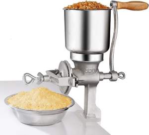 Nuovo Macinino Manuale in Ghisa Chefcaptain per Cereali e Mais, Trituratore a Manovella per Grano e Frutta Secca, 1 Lb/Min, Garanzia di 3 Mesi, Pellet Personalizzabile - Product Image 2