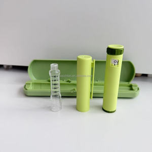 Durable 17cm Reusable Plastic Skin Care <b>Pen</b> with Minimalist <b>White</b> Body and Protective Case for Daily Personal Use - Product Image 6