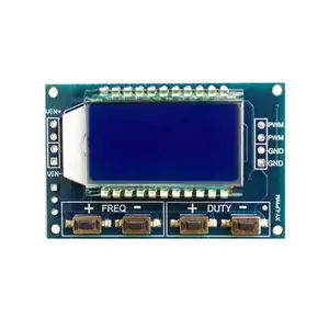 Display LCD PWM Frequency Meter 1Hz-150kHz Adju Duty Ratio 0 ~ 100% generatore di segnali onda rettangolare