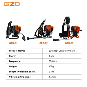 15kg zaino 5.5hp 6.5hp motore benzina vibratore calcestruzzo - Product Image 2