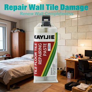 KAYIJIE TFT-1 Epoxi de Alta Resistencia, Kit de <span class=keywords><strong>Pegamento</strong></span> Epoxi de 2 Partes Resistente al Agua para Azulejos, Metal, Cerámica, Vidrio, <span class=keywords><strong>Madera</strong></span>, Piedra, <span class=keywords><strong>Fuerte</strong></span> Adhesión - Product Image 2