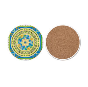 Cadeau créatif sous-verre en céramique <span class=keywords><strong>Table</strong></span> basse tapis <span class=keywords><strong>Table</strong></span> à manger cuisine étanche antidérapant moderne réutilisable isolation thermique napperon - Product Image 4