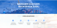 Service fiable de dédouanement Chine-États-Unis-Brésil pour conteneurs complets (20GP/40HQ/45HQ) - Marchandises générales spéciales - Expédition en 3 jours