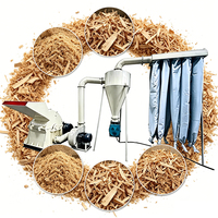 Broyeur à bois compact - Conception verticale, faible encombrement pour atelier d'usine d'encens