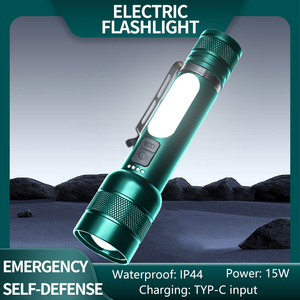 Helius New Hot Bán P50 Cường Độ Cao <span class=keywords><strong>Torch</strong></span> Ánh Sáng Nhôm Biến Focus COB Cắm Trại Làm Việc Ánh Sáng Có Thể Sạc Lại <span class=keywords><strong>LED</strong></span> Đèn Pin - Product Image 3