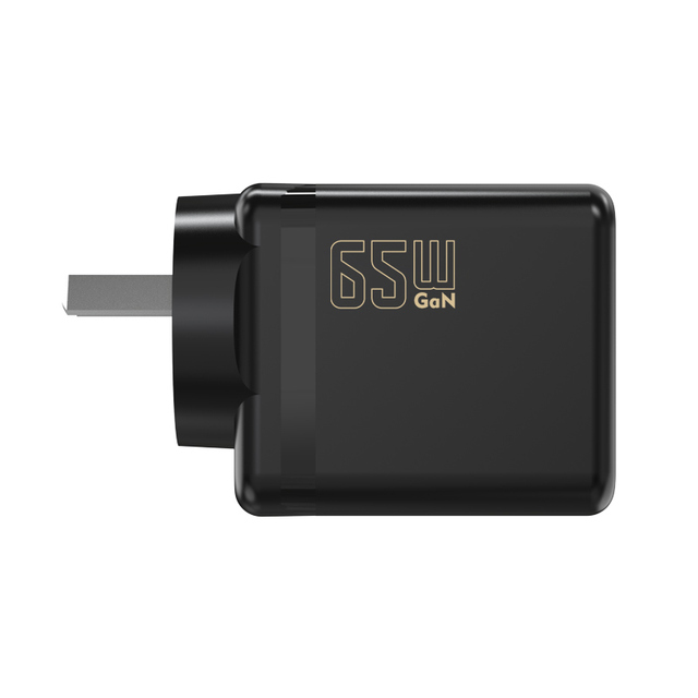 GaN Tech AU Plug 65W 2C1A PD Wall Charger Type-c Port QC3.0 SAA Fast Travel Quick Adapter
