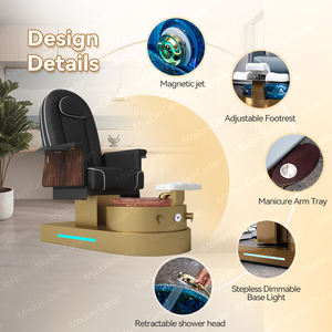Madamcenter pédicure Spa fauteuil <span class=keywords><strong>de</strong></span> massage station verre et plastique Sillas Masageadoras <span class=keywords><strong>De</strong></span> Pedicura Sillas <span class=keywords><strong>De</strong></span> Pedicura Products - Product Image 5