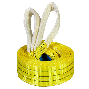 Élingues de levage en ruban textile à code couleur de 1 à 10 tonnes Élingue à courroie plate en polyester pour palan de construction - Product Image 5