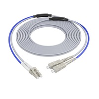 Kabel Patch Fiber Optik Nokoxin Multi Mode LC/SC/FC Duplex Berlapis Baja OM2 PC Polished