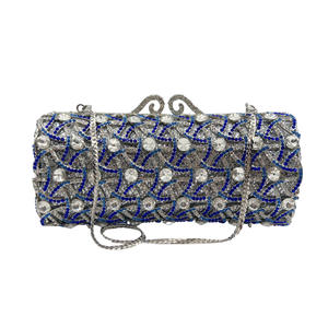 Pochette de soirée en strass, sac à main en cristal pour femme, pochette de mariée pour fête formelle - Product Image 2