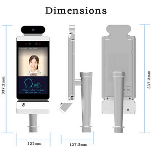 Hochgeschwindigkeits-Anwesenheit für biometrische Zugangs kontrolle Pre-Shift <span class=keywords><strong>Alcohol</strong></span> Detection Gesichts erkennung Temperatur test unterstützt - Product Image 2