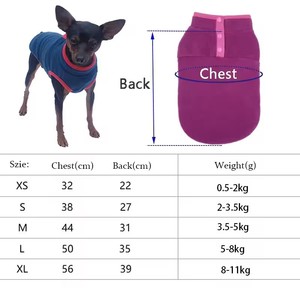 Ropa de Forro Polar para Perros Pequeños, Primavera-Otoño 2026, Chaleco Cálido para Cachorros y Gatos, Chaqueta para <span class=keywords><strong>Shih</strong></span> <span class=keywords><strong>Tzu</strong></span>, Chihuahua, Bulldog Francés, Abrigos para Pug - Product Image 6