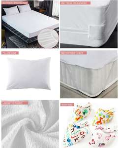 Tessuti <span class=keywords><strong>in</strong></span> Microfibra Terry Laminati <span class=keywords><strong>in</strong></span> PE PVC TPU Impermeabili per Coprimaterasso e Lenzuola, Vendita all'Ingrosso - Product Image 5