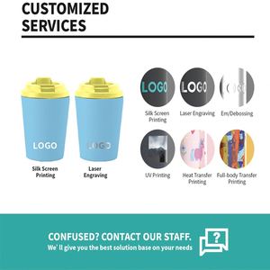 12Oz Mug Customized Business Gifts Double Walled Mugs 304 Stainless Steel Coffee <b>Cup</b> - Product Image 4