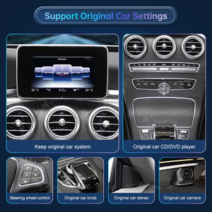 <span class=keywords><strong>Écran</strong></span> <span class=keywords><strong>Multimédia</strong></span> sans Fil Apple CarPlay Android Auto pour Mercedes-Benz Classe C W205 GLC Classe V W447 2015-2018 NTG5.0 - Product Image 5