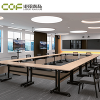 Tables de conférence modulaires, mini table de conférence, table de conférence blanche, table de conférence pour 8 personnes, petite table de conférence