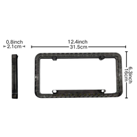 Lumière de plaque d'immatriculation à 48 LED, 3-en-1 (clignotant constant/feu stop/feu de recul), étanche IP65, SMD 2835, norme américaine 12x6 pouces, 5 couleurs