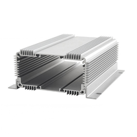 Casing Aluminium Profil Anodized Brushed, Alloy 6063, Housing Aluminium Ekstrusi, Finishing Brushed Custom, Casing Elektronik