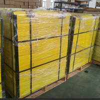 Cache-câbles en PVC jaune pour utilisation souterraine, câbles électriques enterrés, ATTENTION le long du tracé du câble