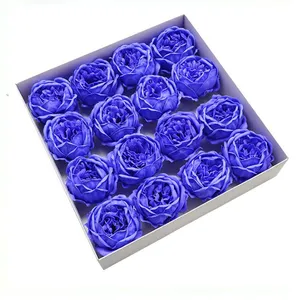 INUNION Fábrica Atacado Luxo Grande Caixa De Presente Embalagem Bouquet Sabão Flor Escultura Sabão Rosas
