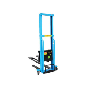 Apilador Portátil Autocargable de 1000 kg, Mini Montacargas <span class=keywords><strong>Manual</strong></span> Semieléctrico - Product Image 3