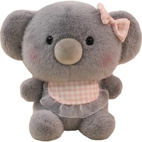 Peluche Mignonne Chapeau de Chef Animal Doux et Moelleux – Éléphant, Ours, Canard, Cochon – Cadeau d'Anniversaire pour Enfants