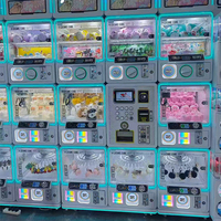 Distributeur automatique de jouets Gacha, distributeur de capsules, griffe attrapeur de prix, système multifonctionnel à monnayeur pour centre de jeux