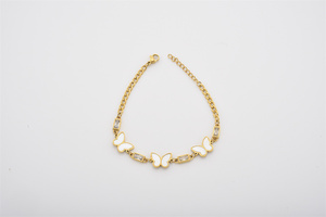 Excellent Quality 925 Sterling Silver Butterfly Jewelry Custom Butterfly <b>Charm</b> <b>Bracelet</b> - Product Image 5