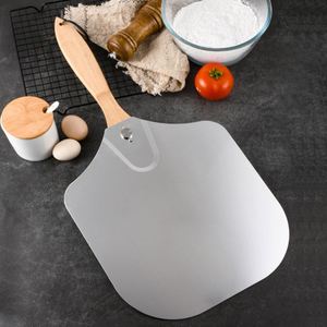 Pala para Pizza de Aluminio y Acero Inoxidable Personalizada al por Mayor con Mango de Madera Plegable, Fácil de Guardar - Product Image 6