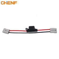 CHENF Faisceau de câbles avec anneau Connecteur rapide 50A 600V Connecteur pour siège de sécurité Câble de charge de batterie