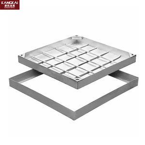 Tapas de alcantarilla invisibles de acero inoxidable 304 316 galvanizado en caliente, personalizadas de fábrica, <span class=keywords><strong>70x70</strong></span> - Product Image 2