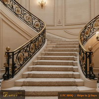 Tapis de couloir de luxe LandScopeTech, style baroque vintage persan, sur mesure, tapis rond, tapis de zone, en stock, livraison rapide