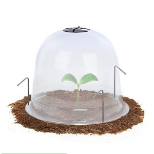 Garden Cloche Dome campanella <span class=keywords><strong>per</strong></span> piante copri <span class=keywords><strong>fiori</strong></span> <span class=keywords><strong>per</strong></span> <span class=keywords><strong>semi</strong></span> decorazione piantatrice di copertura vasi in plastica <span class=keywords><strong>per</strong></span> animali domestici supporto classico moderno - Product Image 1