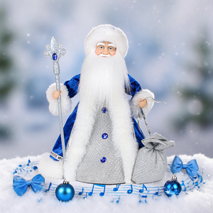 SOTE 30/40/50CM New Arrivals Ded Moroz Snow Maiden Russian Cute Ornaments Russian Decor Snegurochka Doll New Year <strong>Present</strong> - Product Image 1