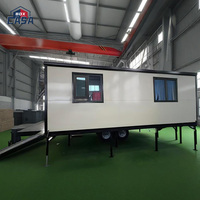 Petite maison sur roues à énergie solaire Conteneur extensible Van House Design avec des caractéristiques de haute sécurité