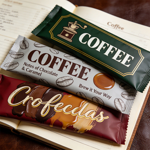 <span class=keywords><strong>Bustine</strong></span> Personalizzate in PET PE con Sigillatura a Caldo su 3 Lati, Monouso, <span class=keywords><strong>per</strong></span> Alimenti, Facili da Aprire, <span class=keywords><strong>per</strong></span> Confezionamento di Caffè Istantaneo - Product Image 1