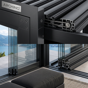 Wholesale Thermal Break Aluminum <strong>Sunroom</strong> Glass House Frame For Luxury Villa Project Factory Price Bulk Supply Solutions - Product Image 3