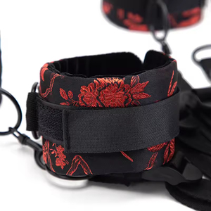 Al por mayor, estilo chino, impermeable, alta calidad, correas para cama para juegos SM, esposas para tobillos, kit de bondage sexual, conjunto de restricciones, esposas para manos, sexo - Product Image 5