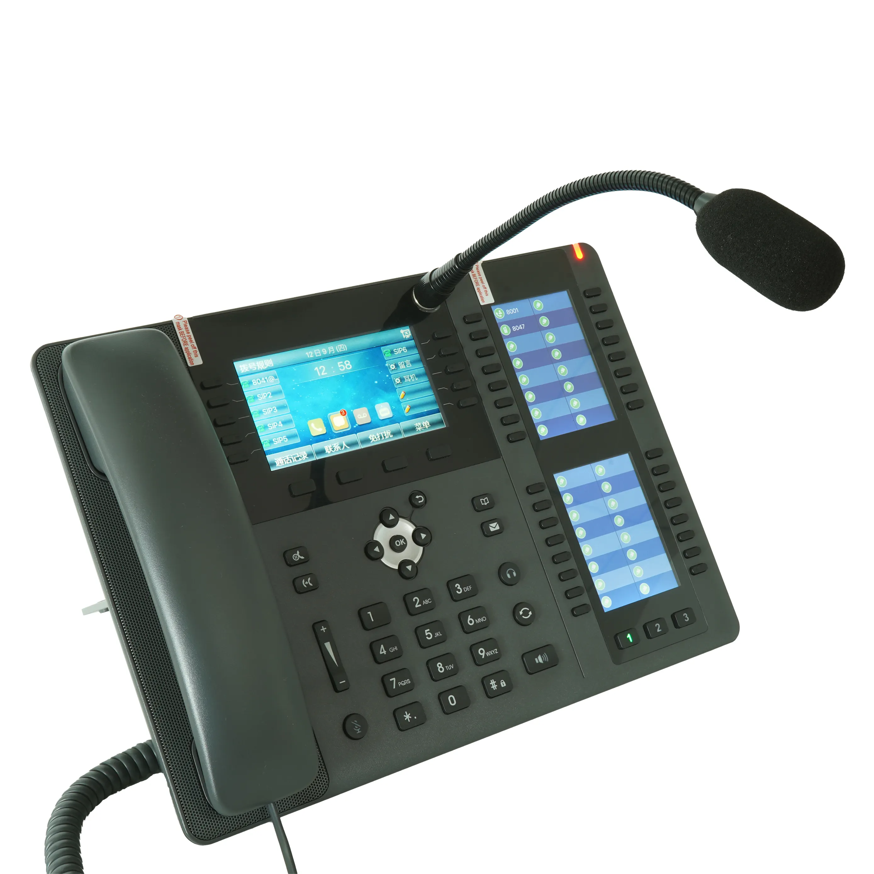 Video sip phone Call Stations intercoms for IP Network PA system