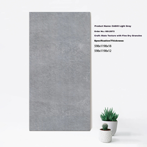 Finition mate Céramique résistante à la chaleur Antidérapant Aspect <span class=keywords><strong>béton</strong></span> rustique 20mm Pierre Porcelaine Carrelage <span class=keywords><strong>extérieur</strong></span> pour <span class=keywords><strong>allée</strong></span> - Product Image 4