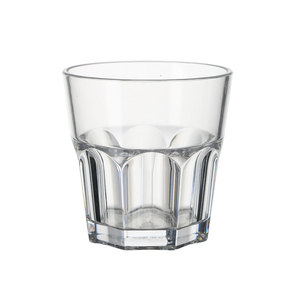 Bicchieri da whisky in plastica ottagonali da 270 ml in PP, SAN, AS, PC, Tritan, stile rock. - Product Image 5