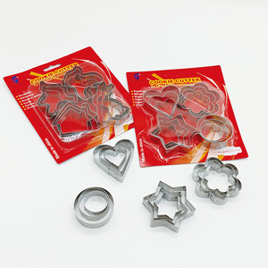 Stainless Steel Cookie Cutter Set 12 Pieces Heart Star Flower Round Baking Utensils for DIY Cake Decorating - Product Image 2