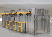 Équipement de carbonisation du bois électrique 90KW SH10T |   Four de traitement thermique pour la fabrication de charbon de bois, garantie 1 an